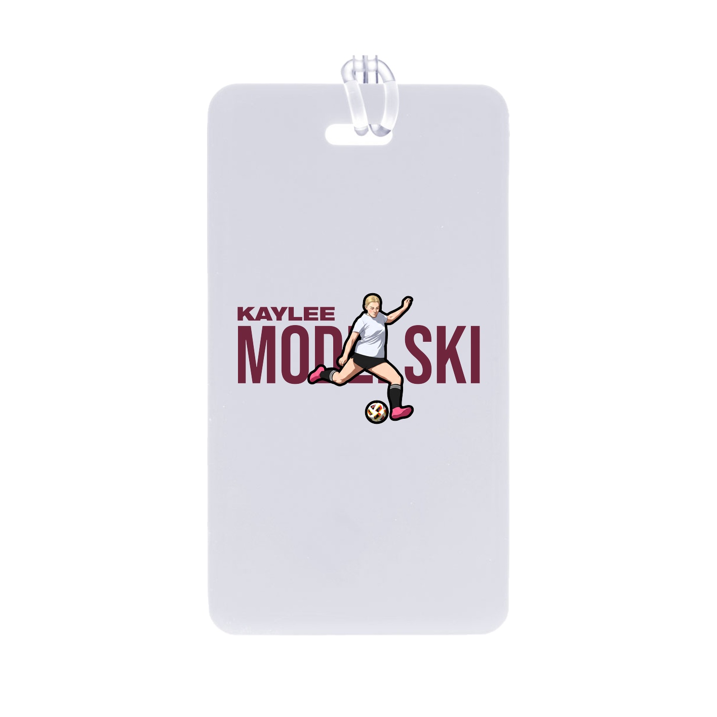 Bag Tag — Player Name in Classic