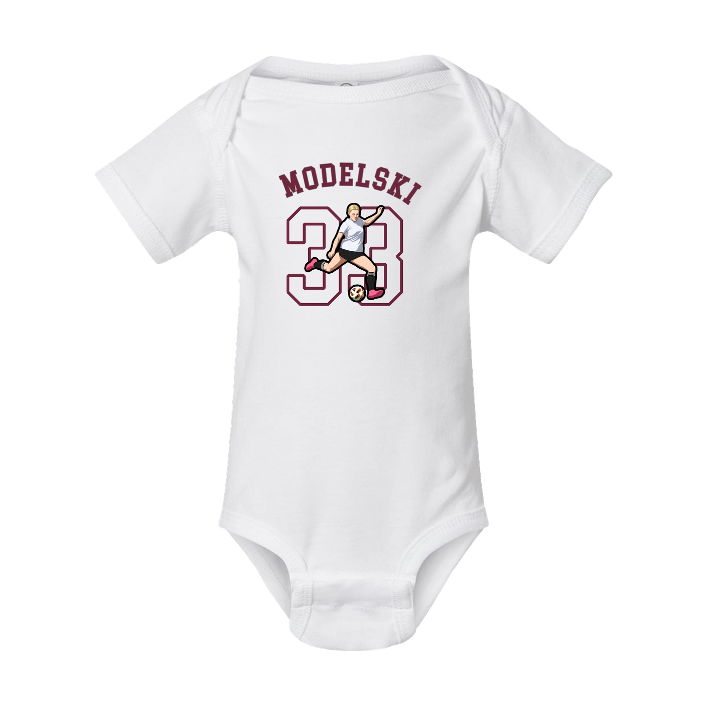 Baby Onesie — Shirsey Arch in White