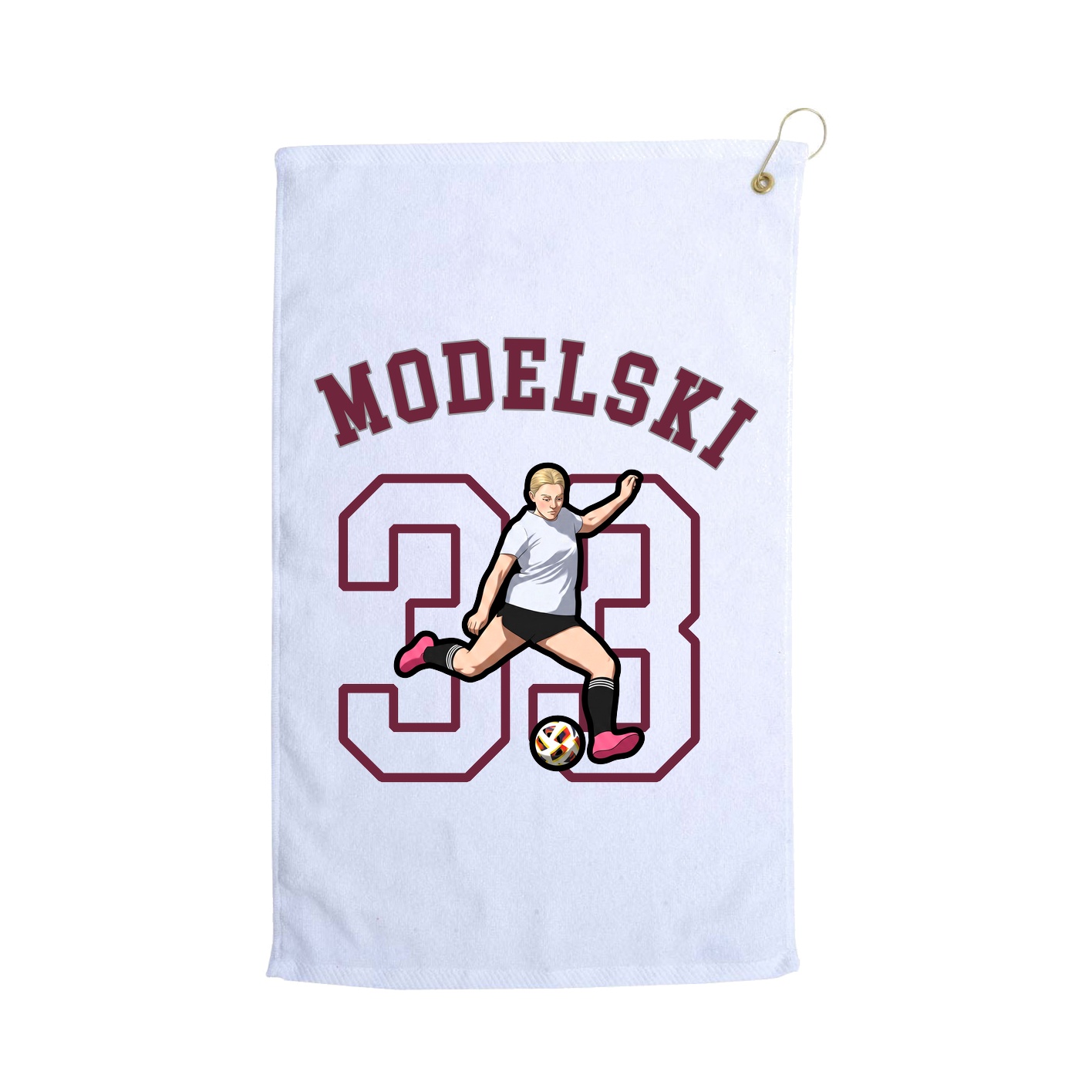 Golf Towel — Shirsey Arch in White