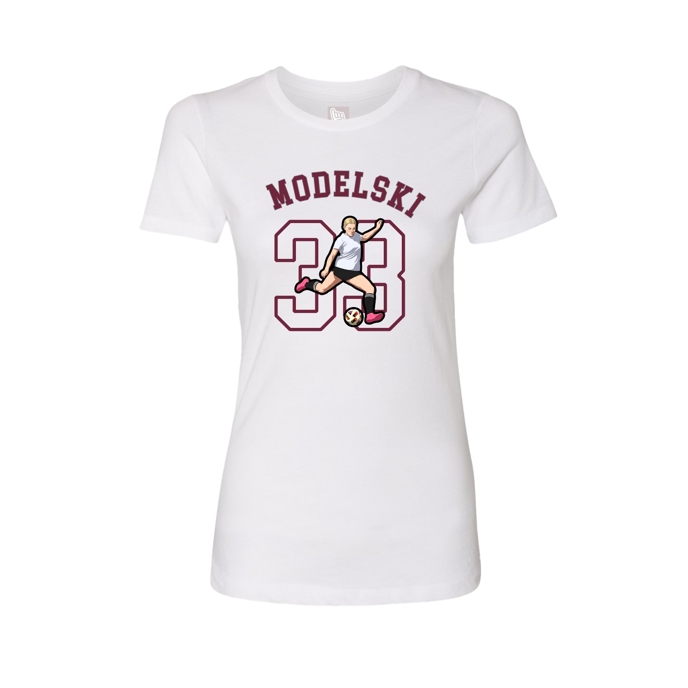 Womens Tee — Shirsey Arch in White