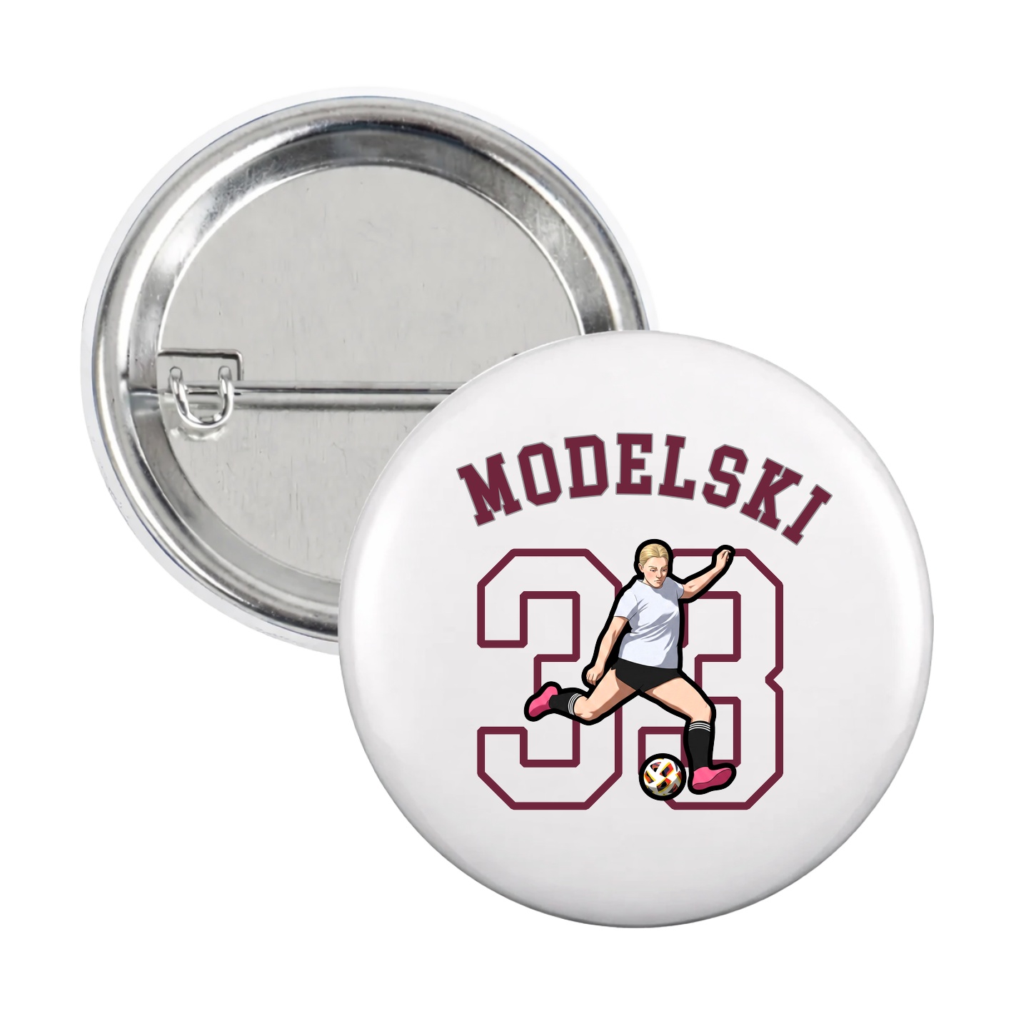 Game Day Button — Shirsey Arch in White