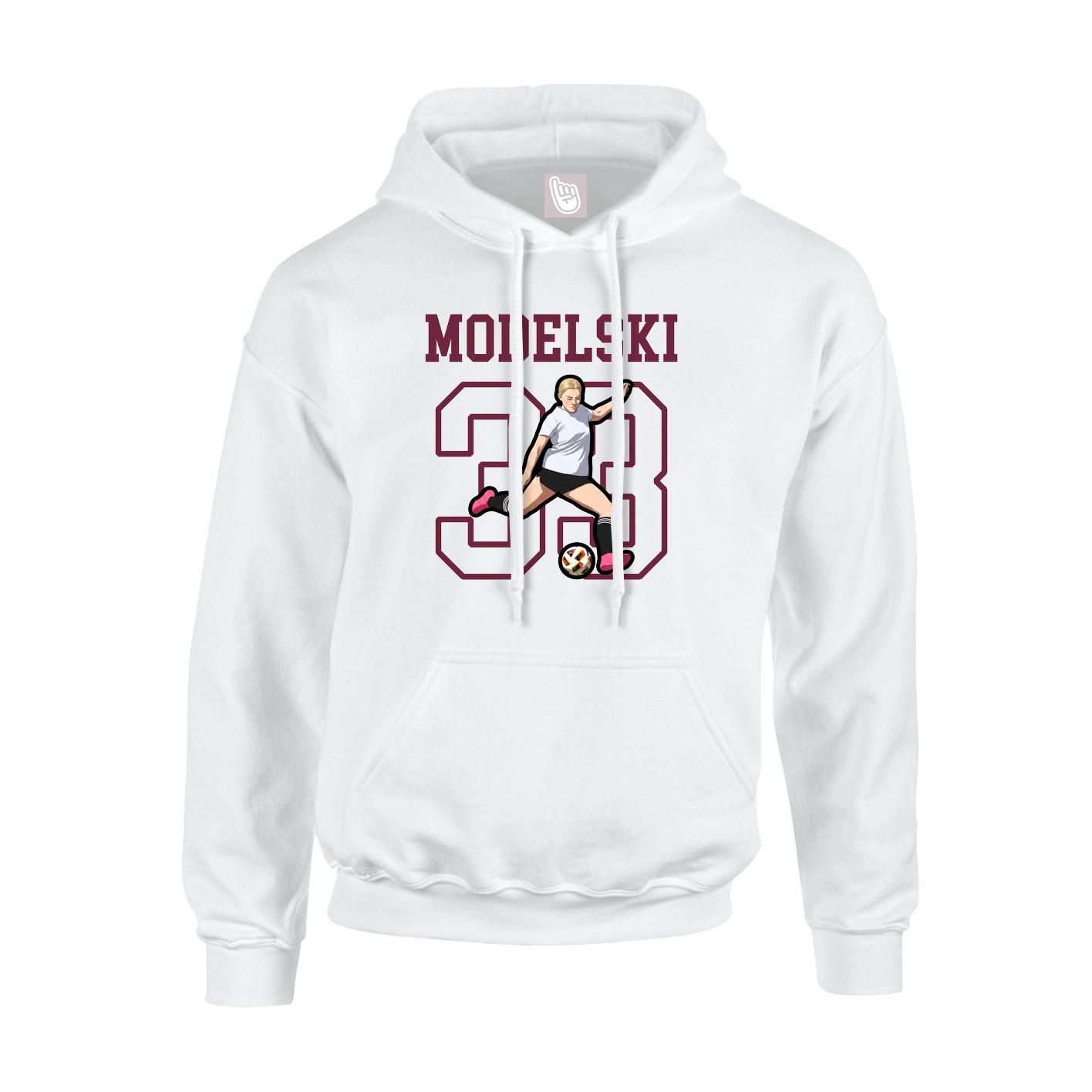 Youth Hoodie — Shirsey in White