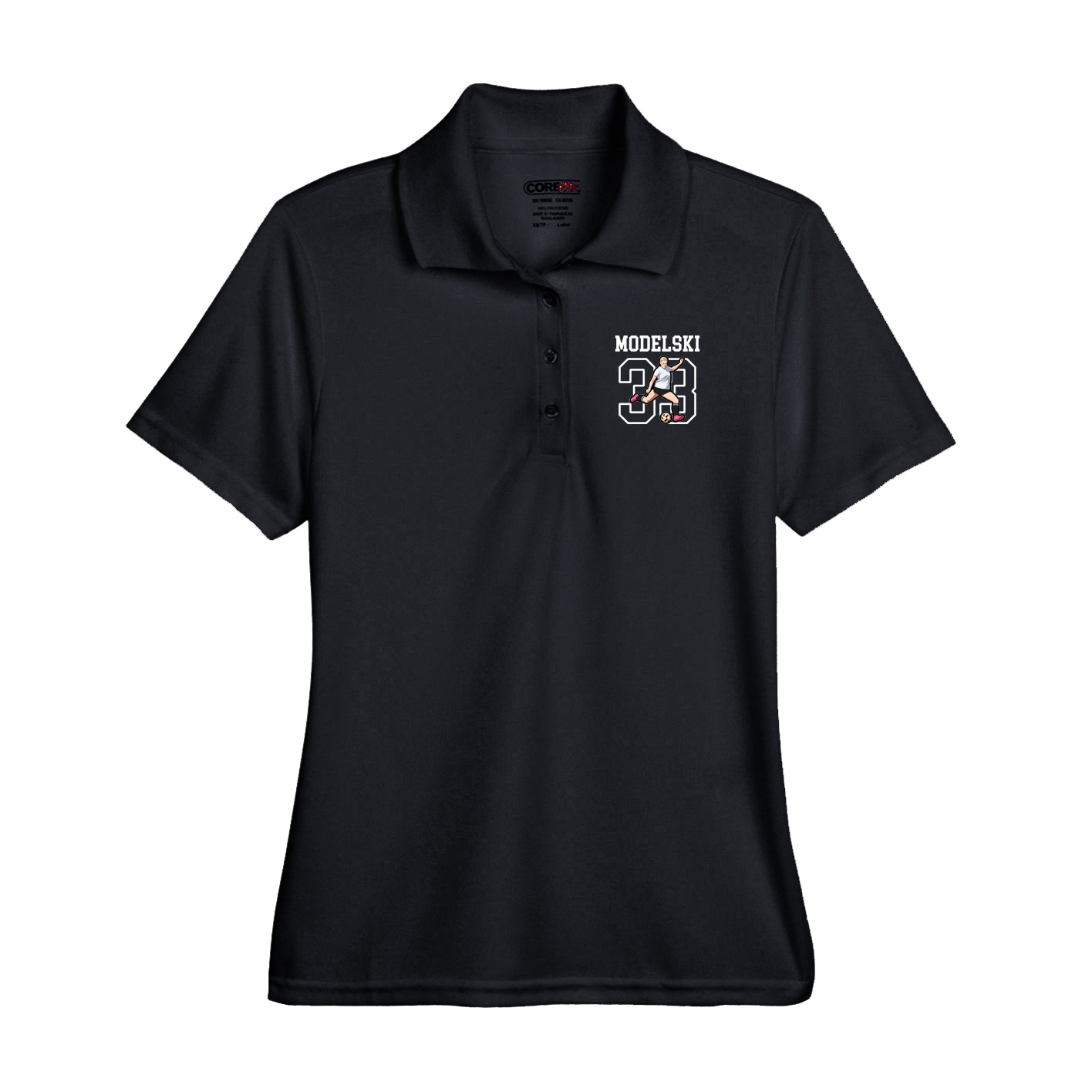 Performance Polo — Shirsey in Black
