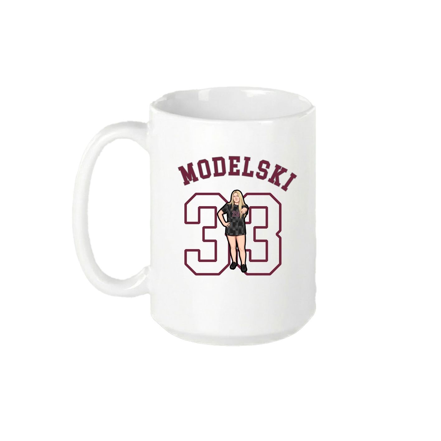 15oz Coffee Mug — Shirsey Arch in White