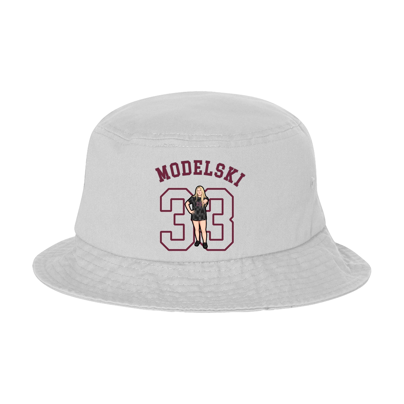 Bucket Cap — Shirsey Arch in White