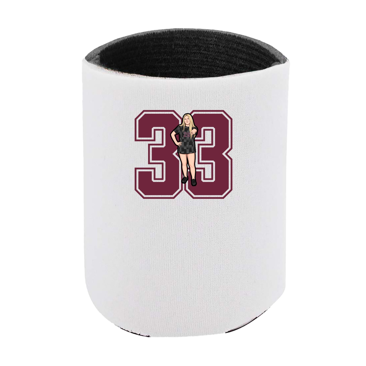 Can Holder — Number in White