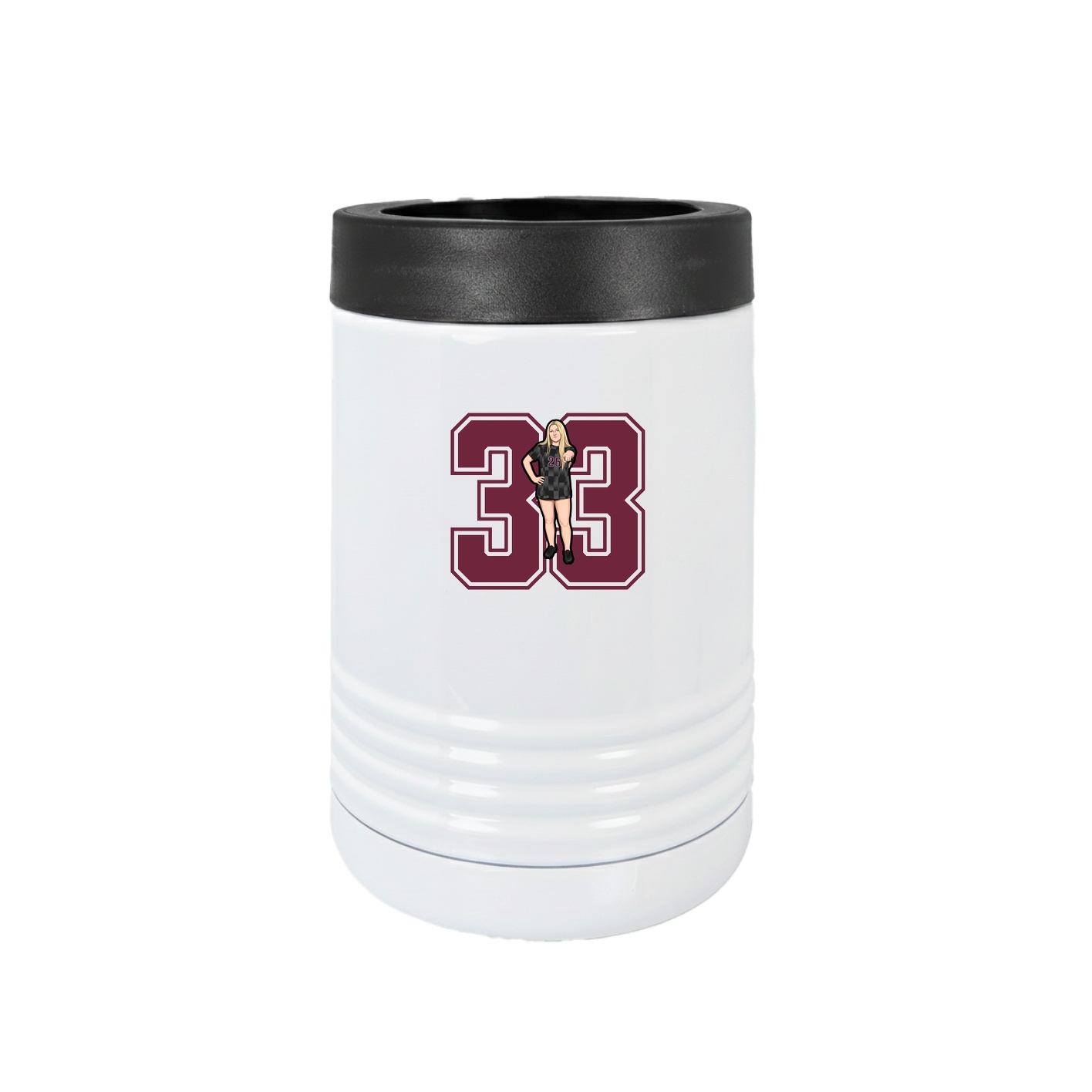 Beverage Holder — Number in White