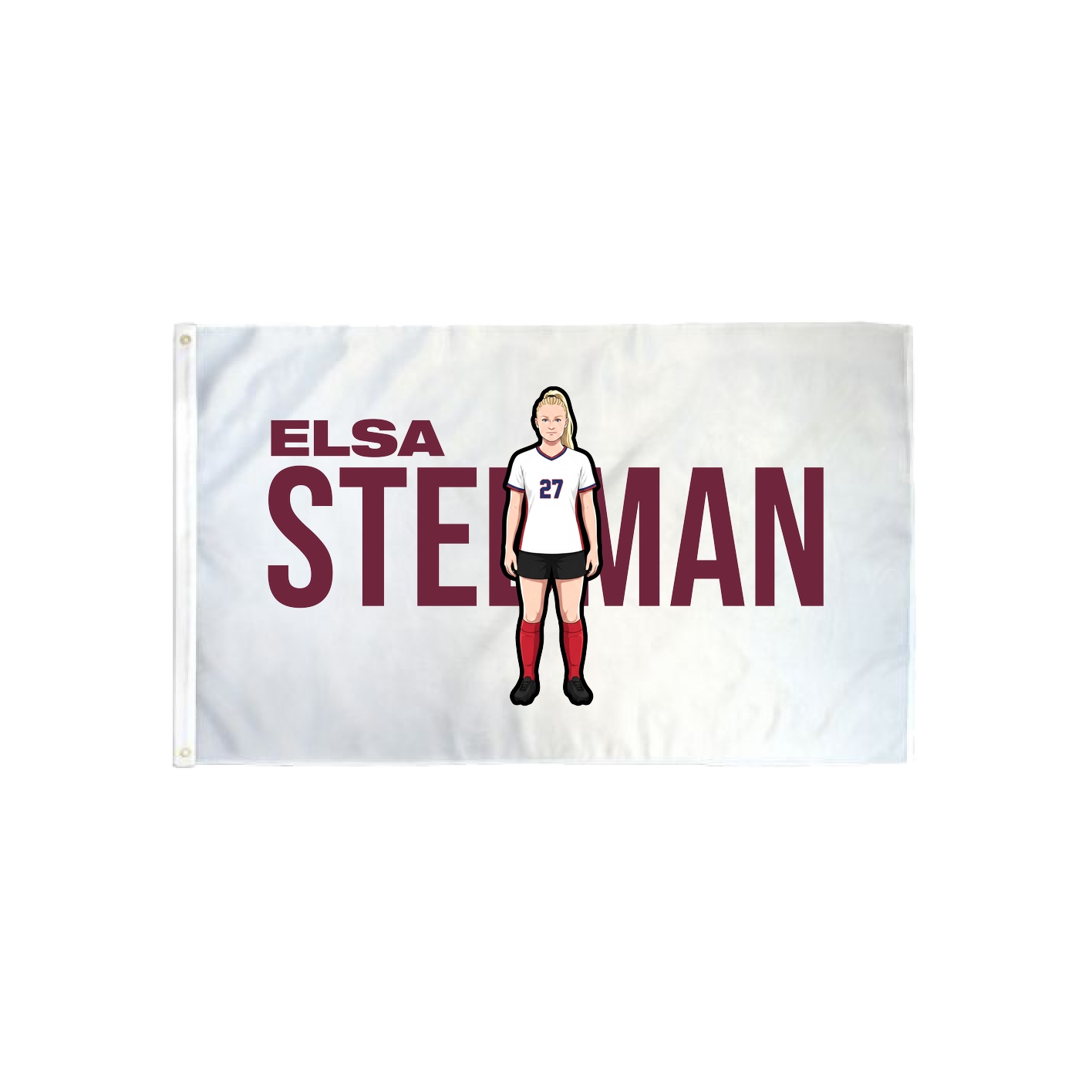 3x5 Flag — Player Name in Classic