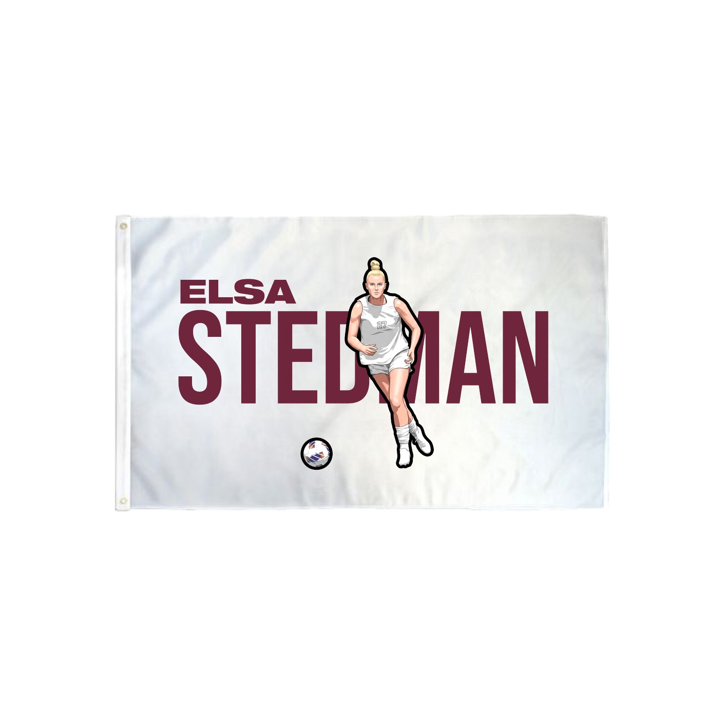 3x5 Flag — Player Name in Classic