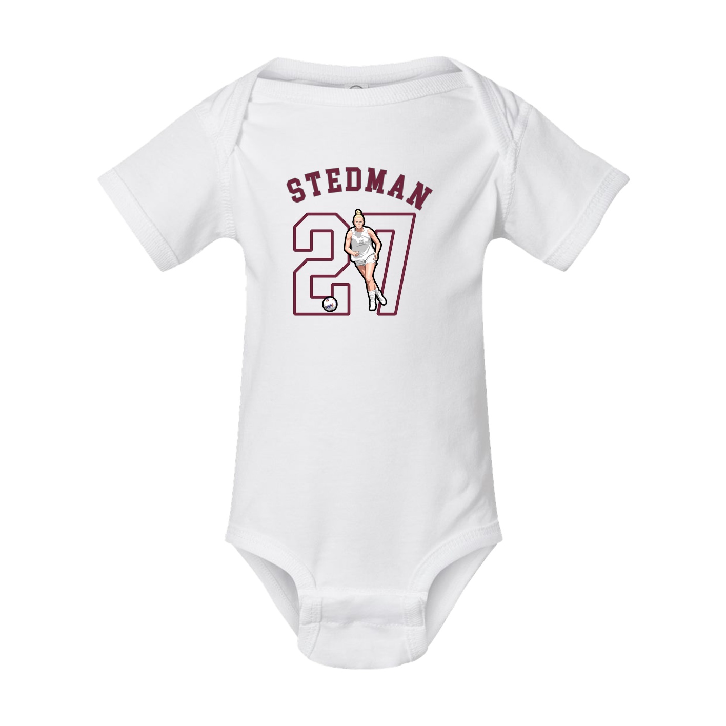 Baby Onesie — Shirsey Arch in White