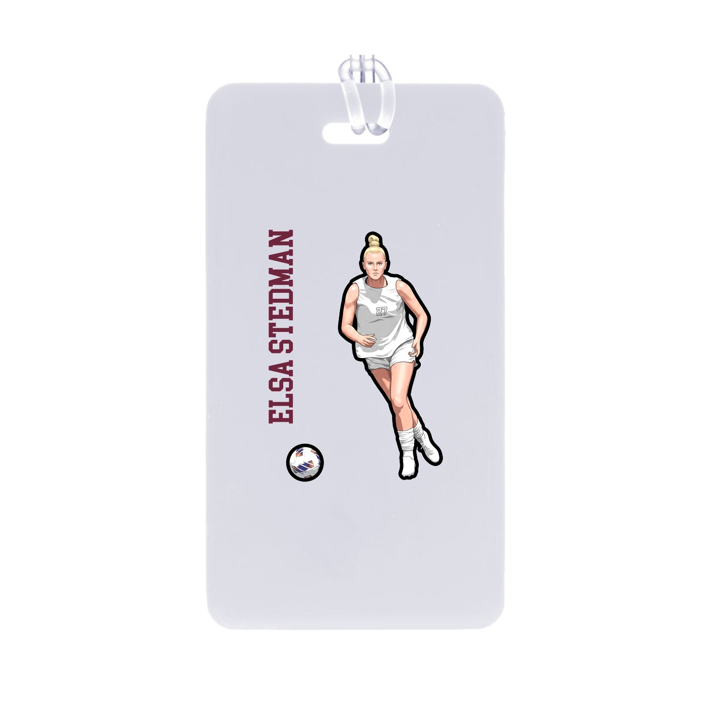 Bag Tag — Name Vertical in Classic