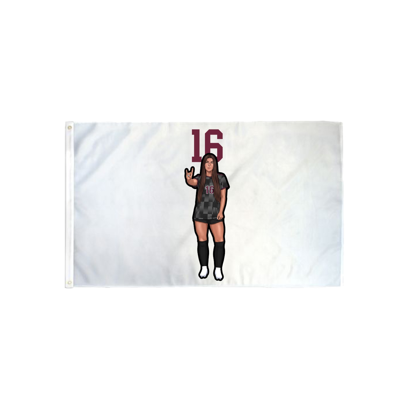 3x5 Flag — Number Top in Classic