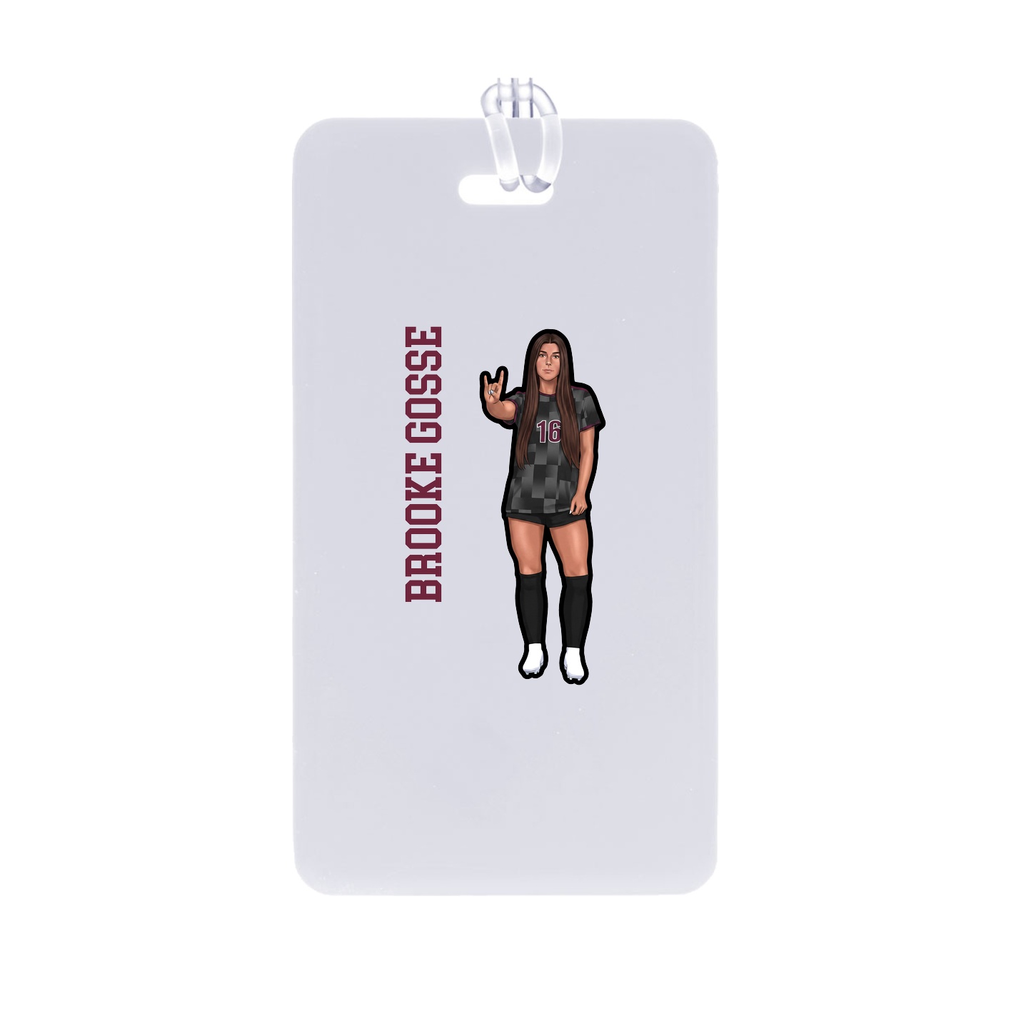 Bag Tag — Name Vertical in Classic