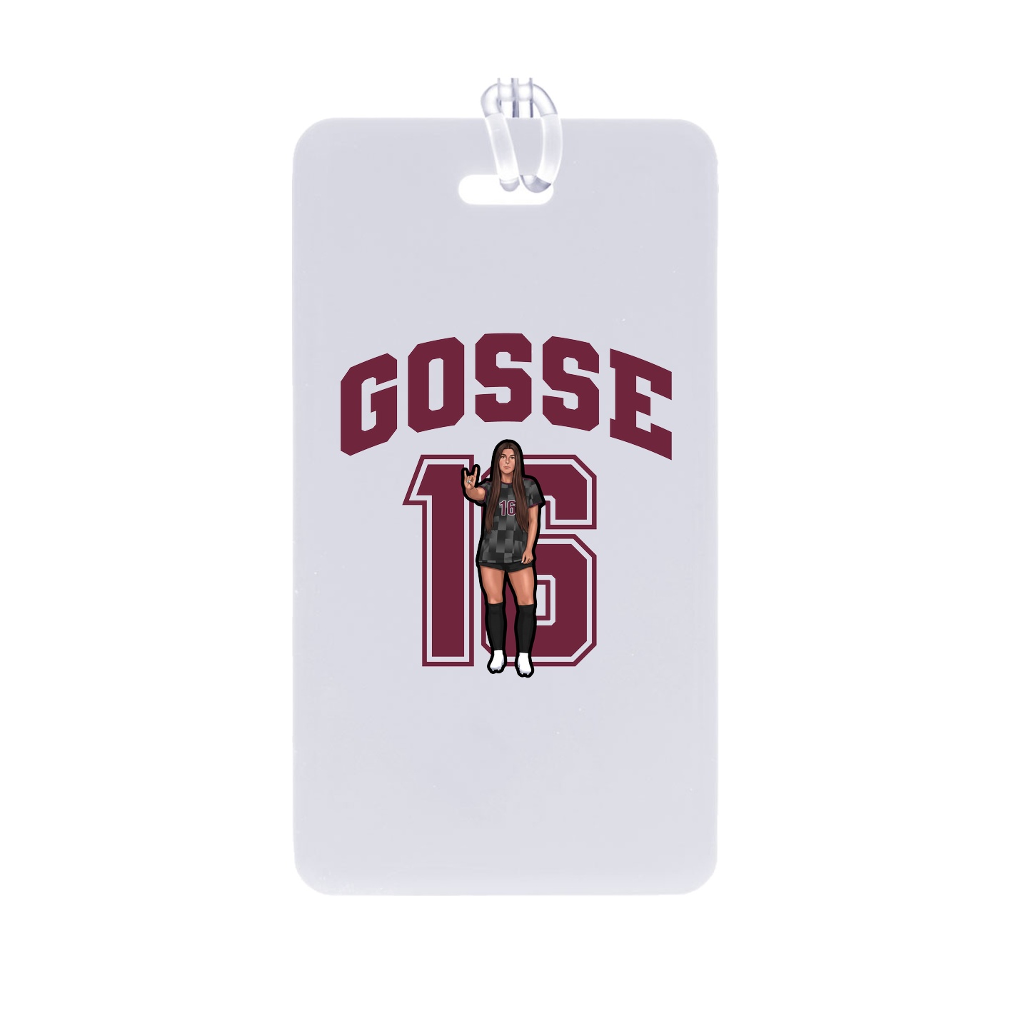 Bag Tag — Number in Classic