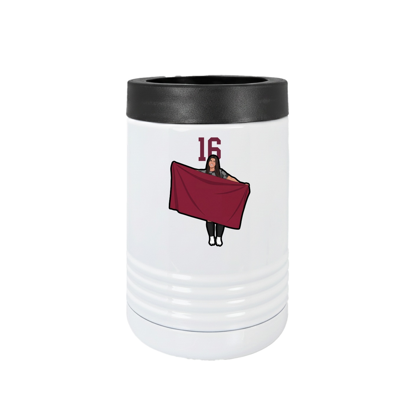 Beverage Holder — Number Top in White