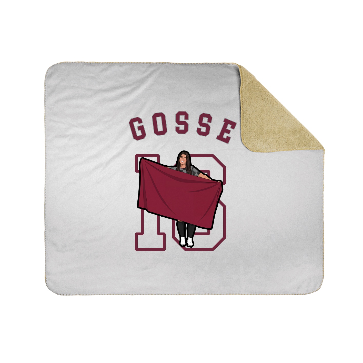 Throw Blanket — Shirsey Arch in White