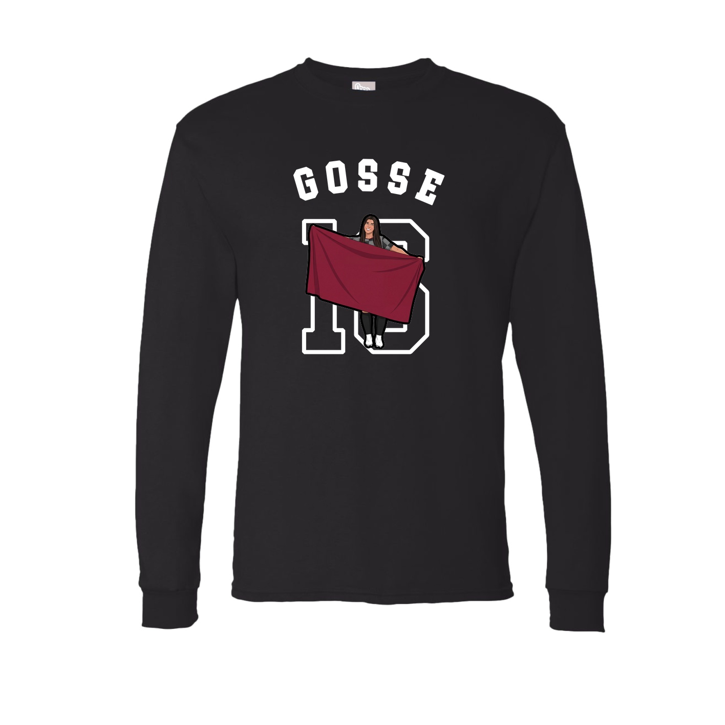 Long Sleeve Tee — Shirsey Arch in Black
