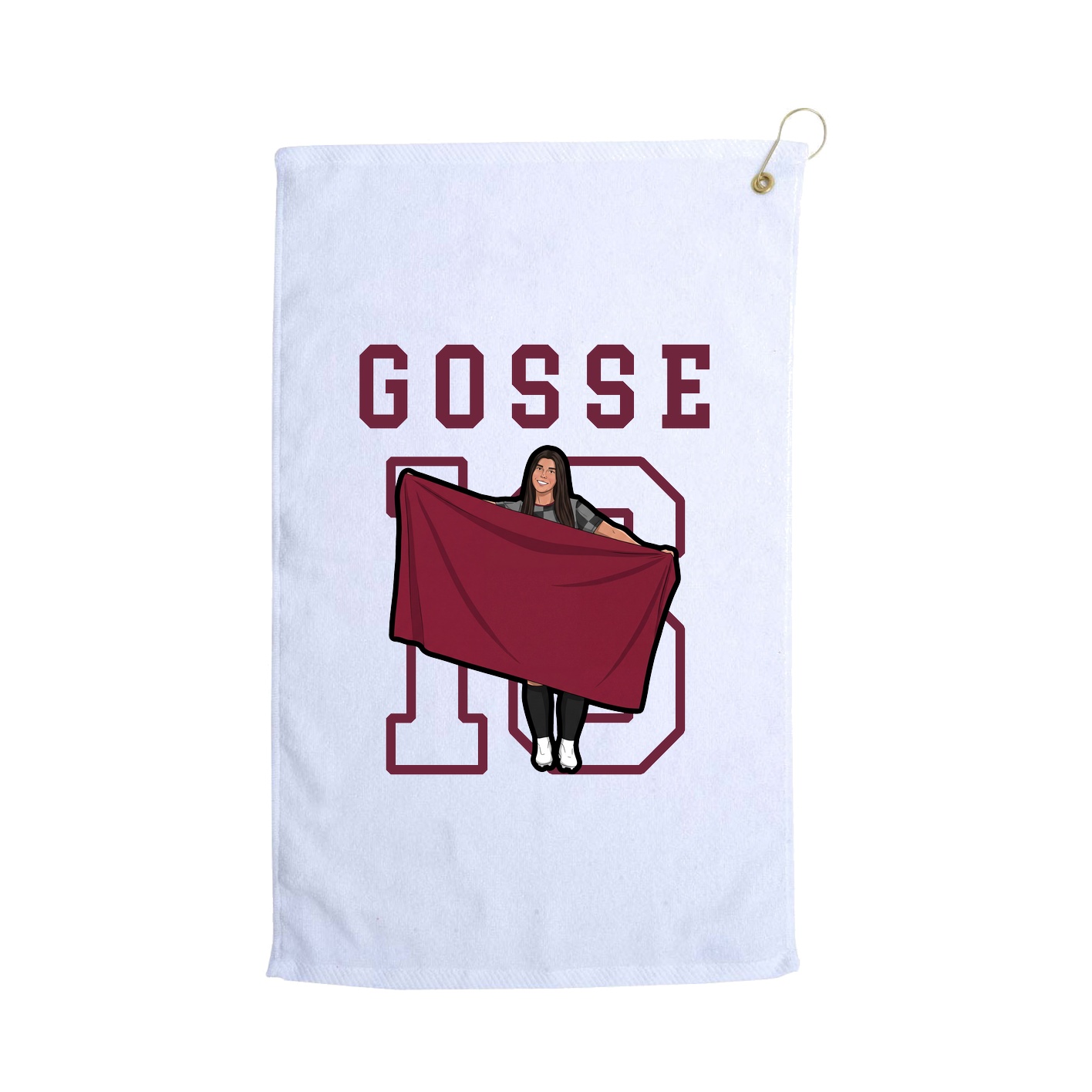 Golf Towel — Shirsey in White