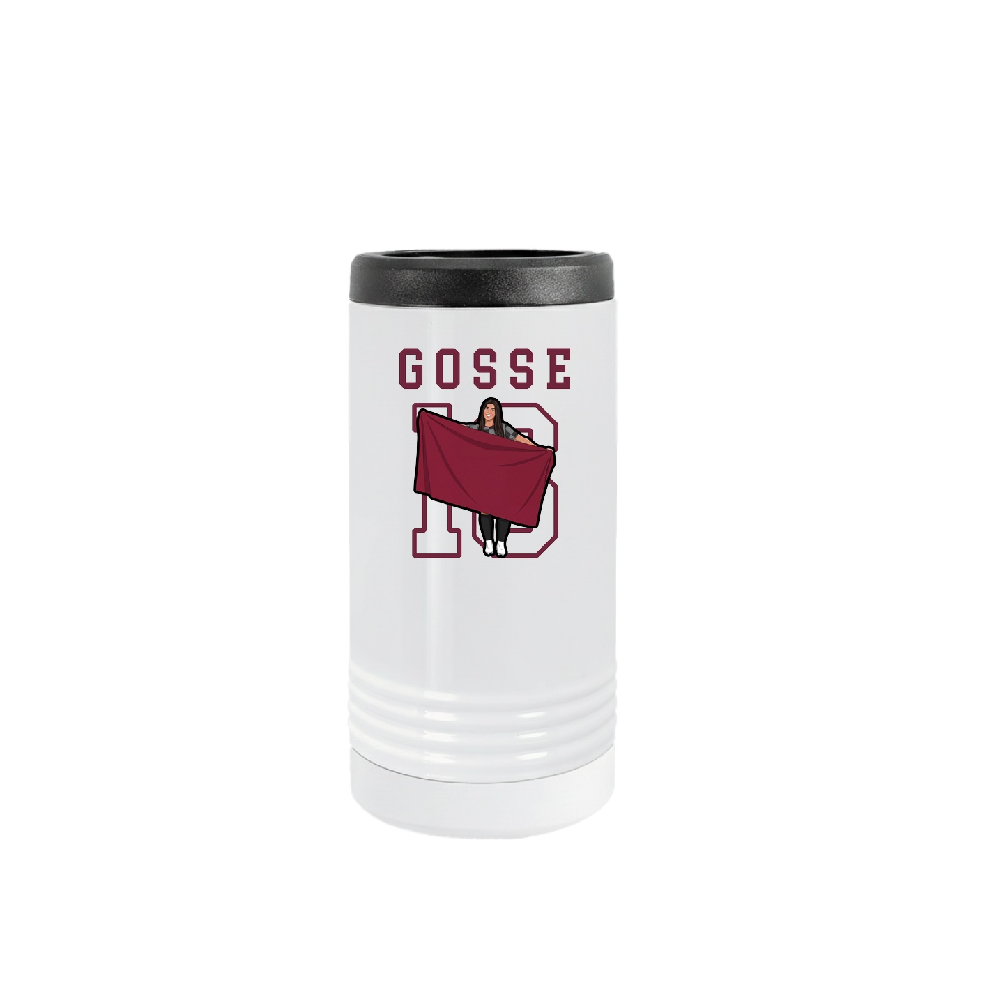 Slim Beverage Holder — Shirsey in White