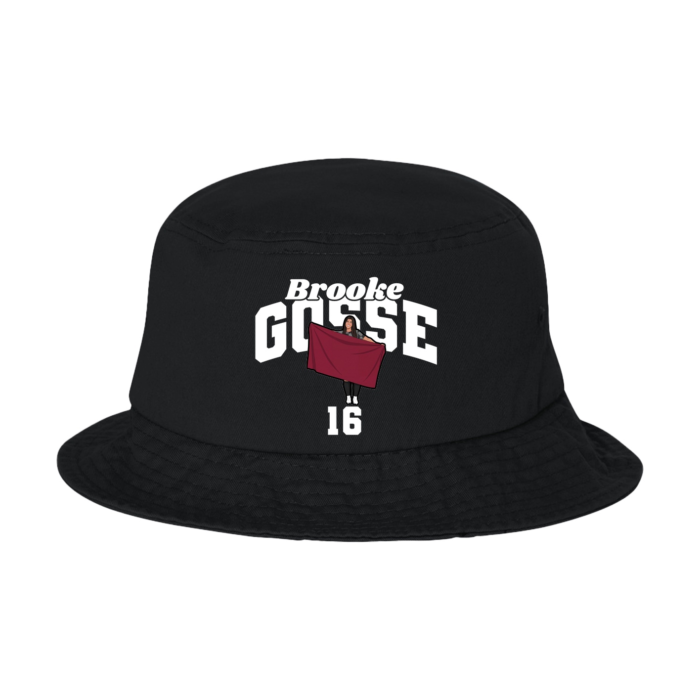 Bucket Cap — Signature Arch in Black