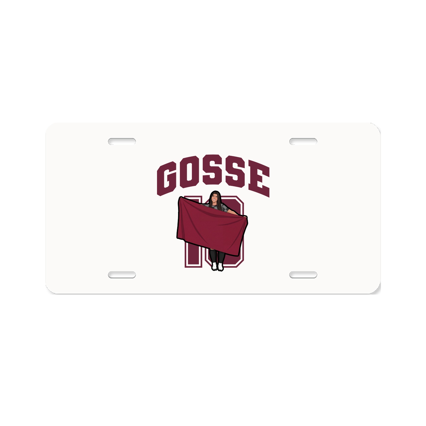 License Plate — Number in Classic