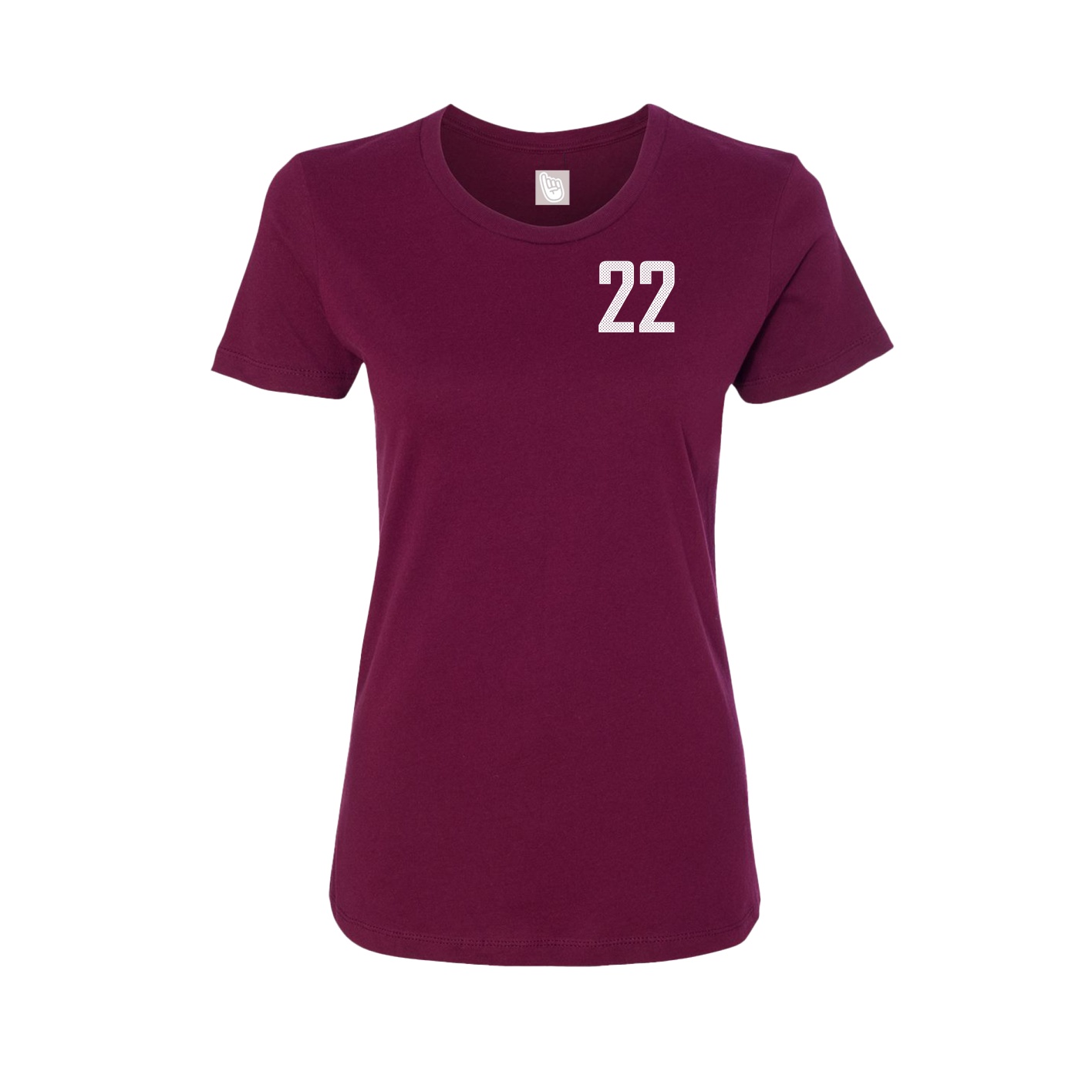 Womens Tee — Front Shirsy in Maroon
