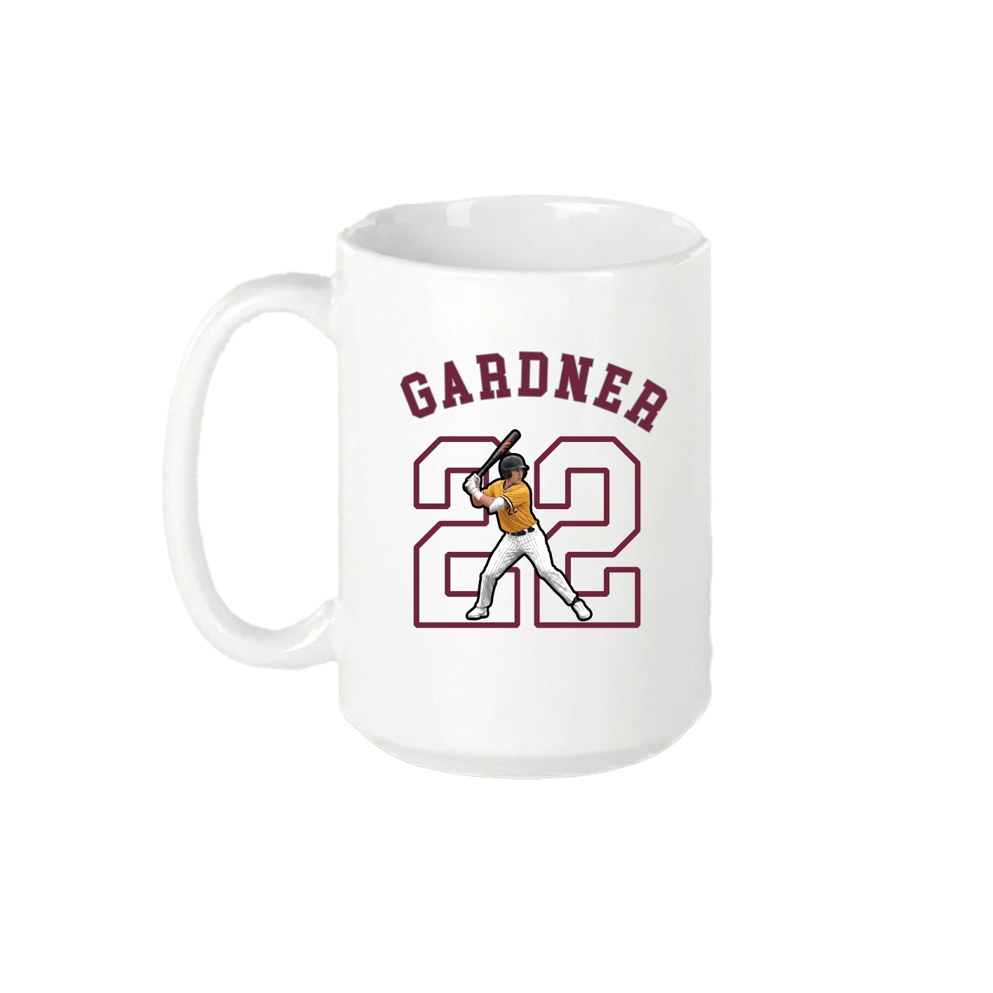 15oz Coffee Mug — Shirsey Arch in White