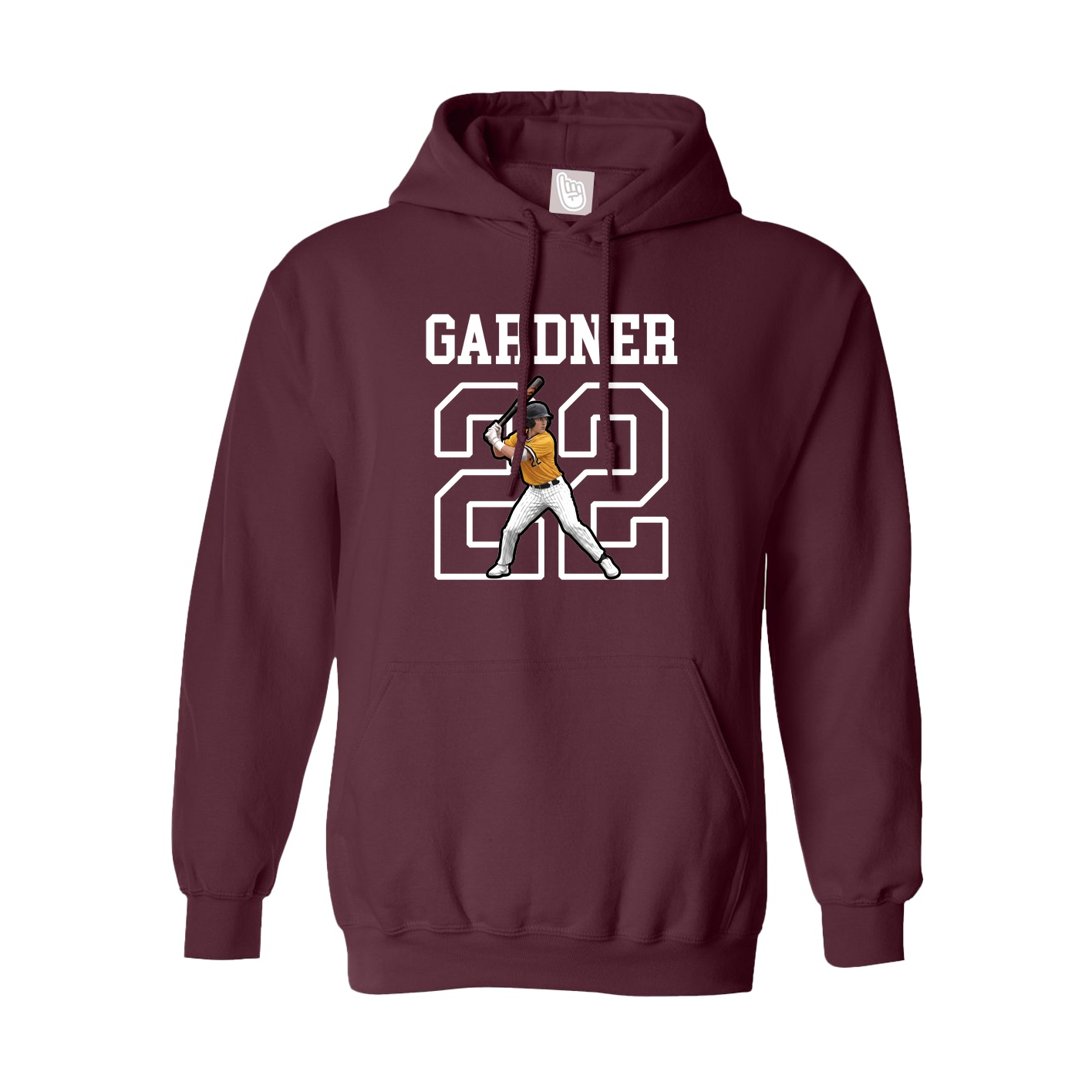 Hoodie — Shirsey in Maroon