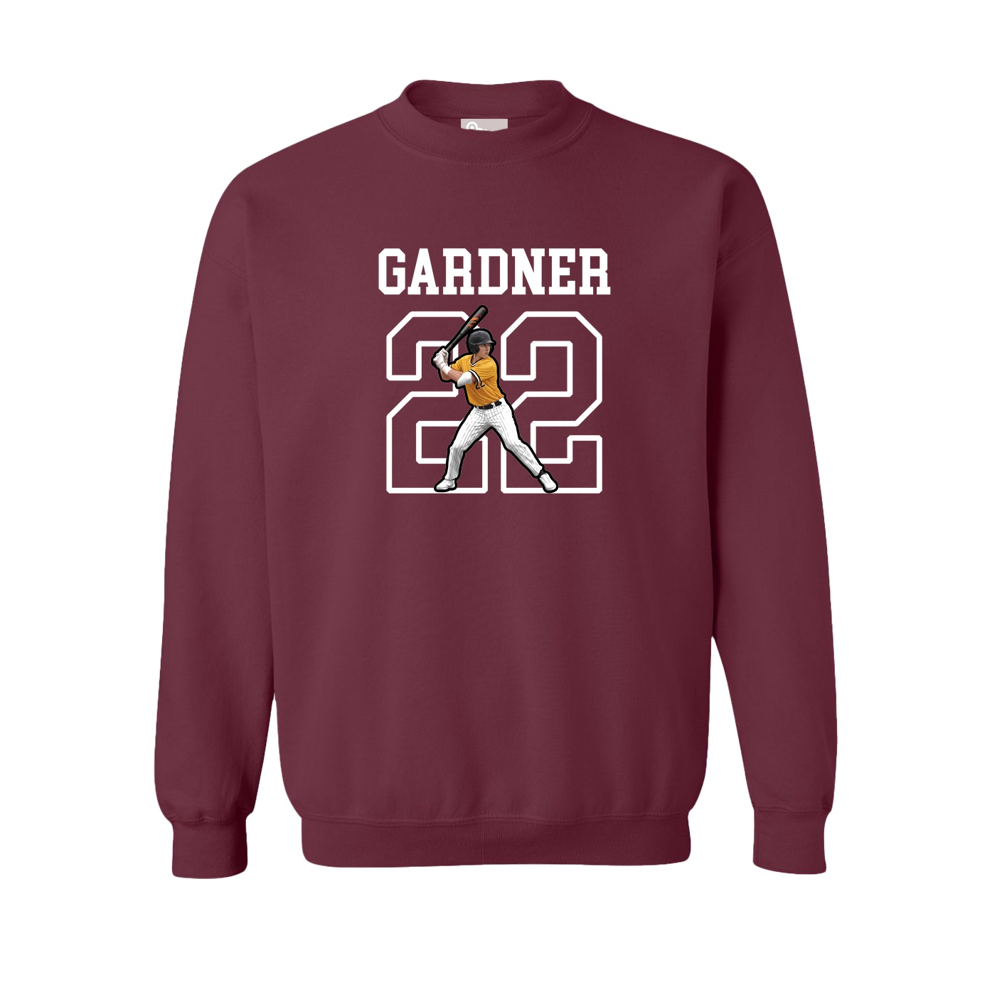 Fleece Crew — Shirsey in Maroon