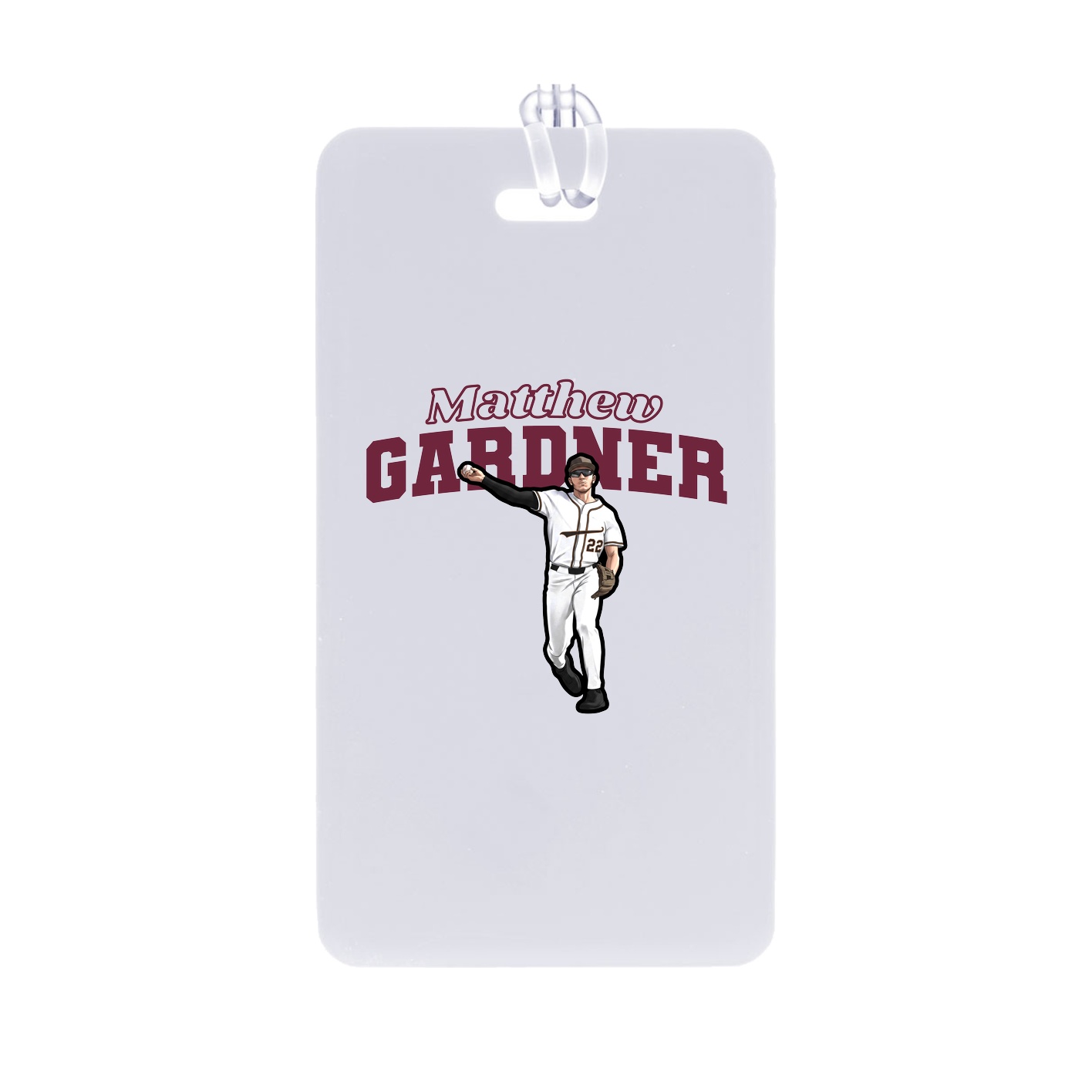 Bag Tag — Name Arch in Classic