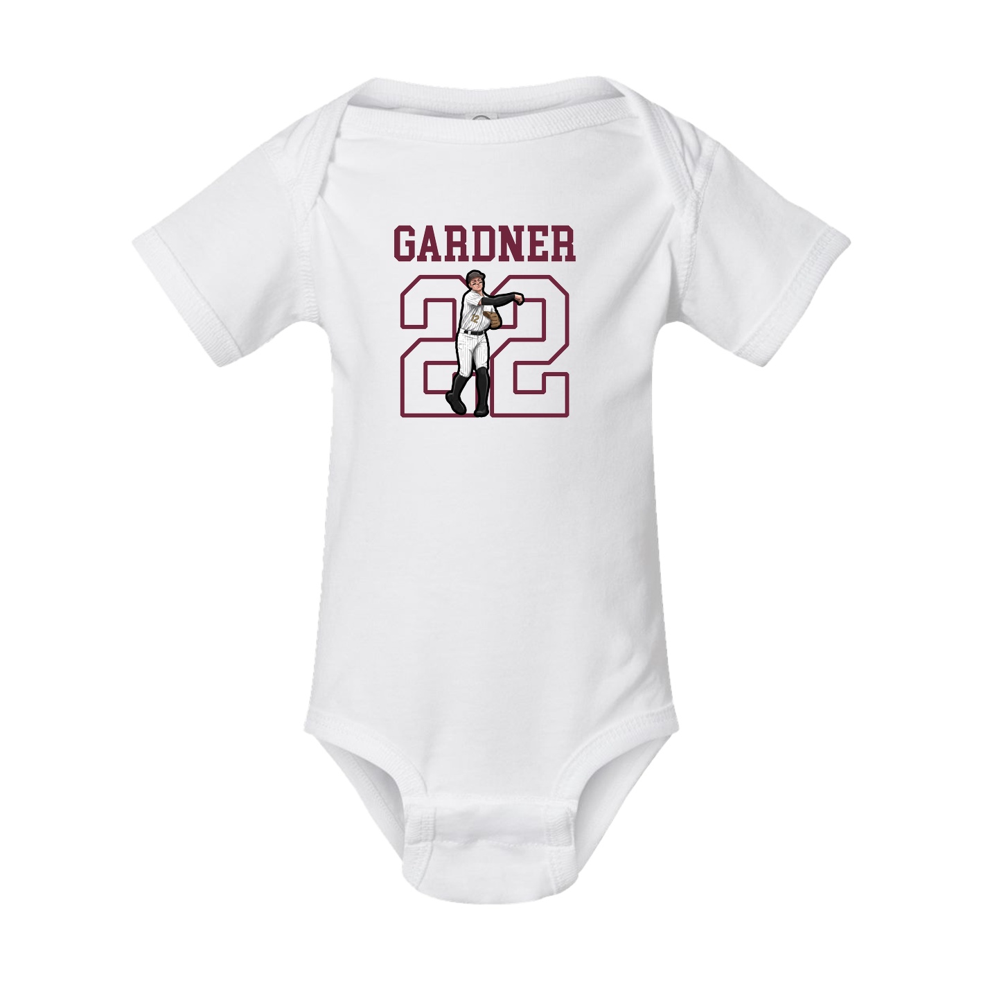 Baby Onesie — Shirsey in White