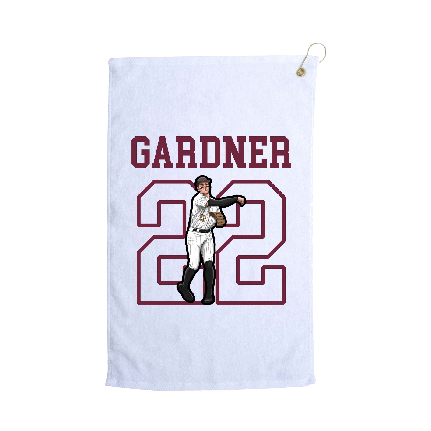 Golf Towel — Shirsey in White