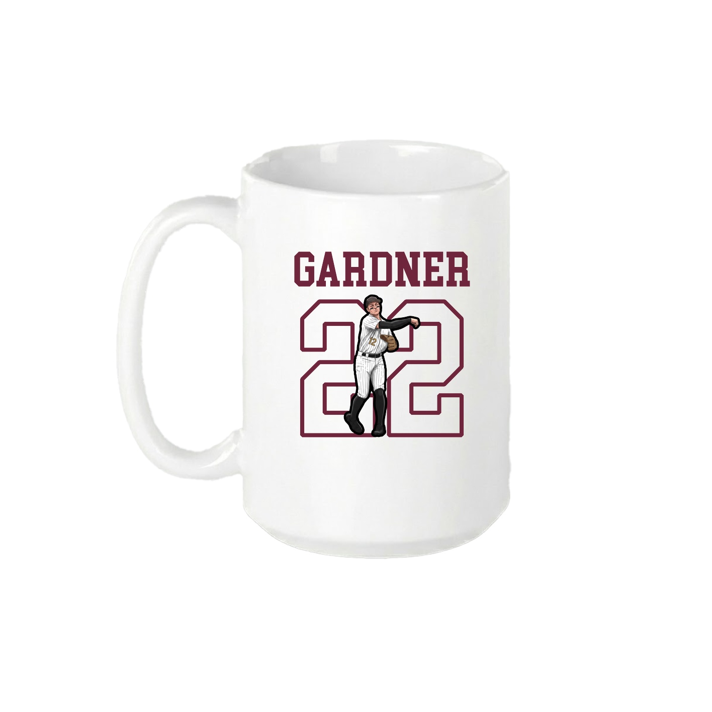 15oz Coffee Mug — Shirsey in White