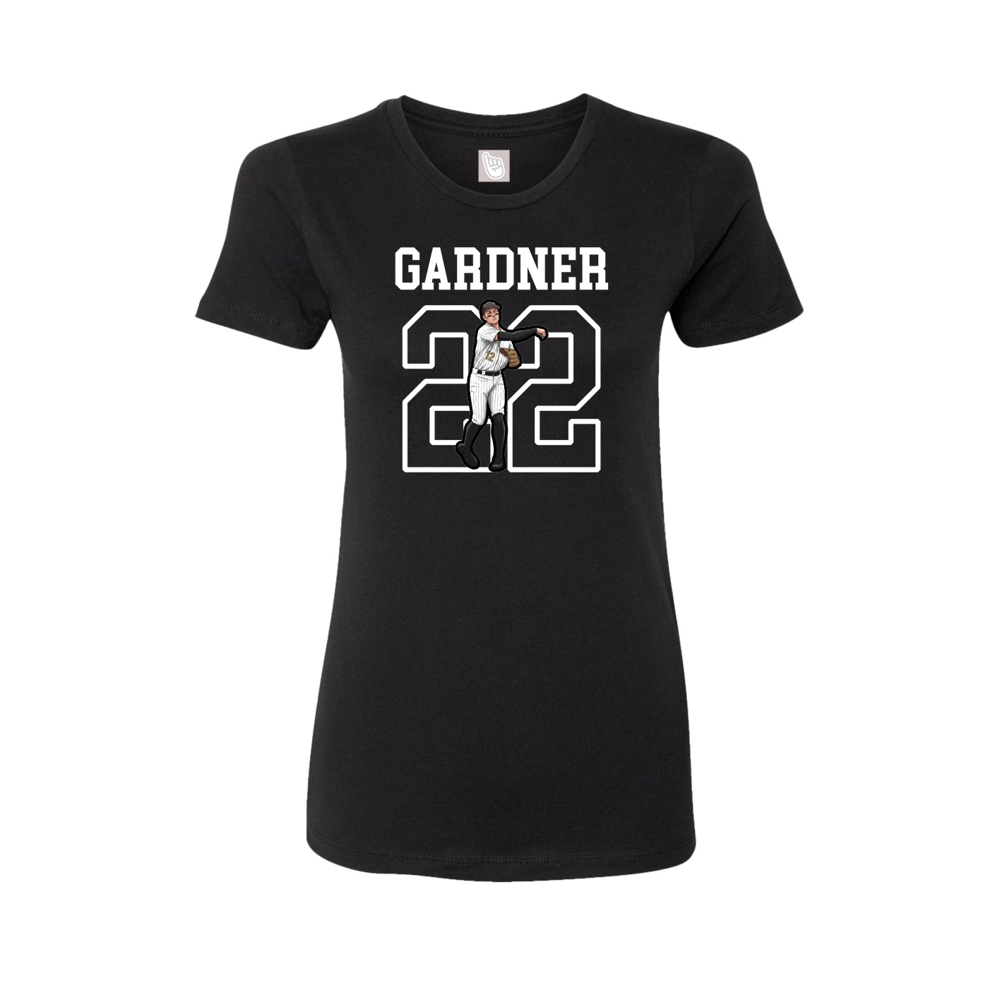 Fitted Women's Tee — Shirsey in Black