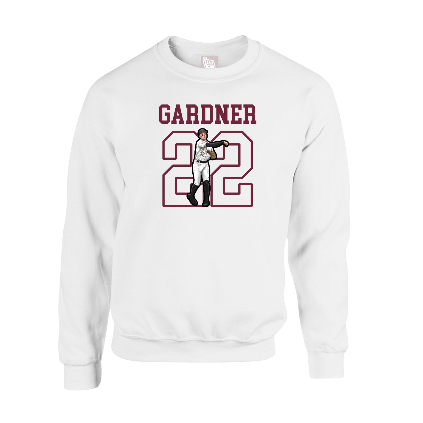 Fleece Crew — Shirsey in White
