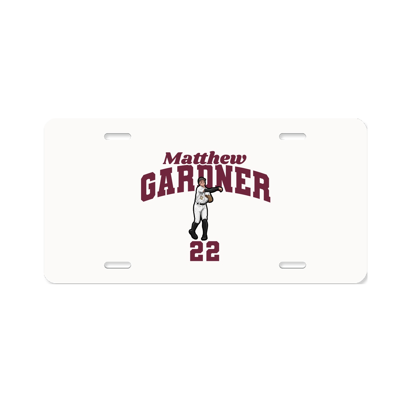 License Plate — Signature Arch in Classic