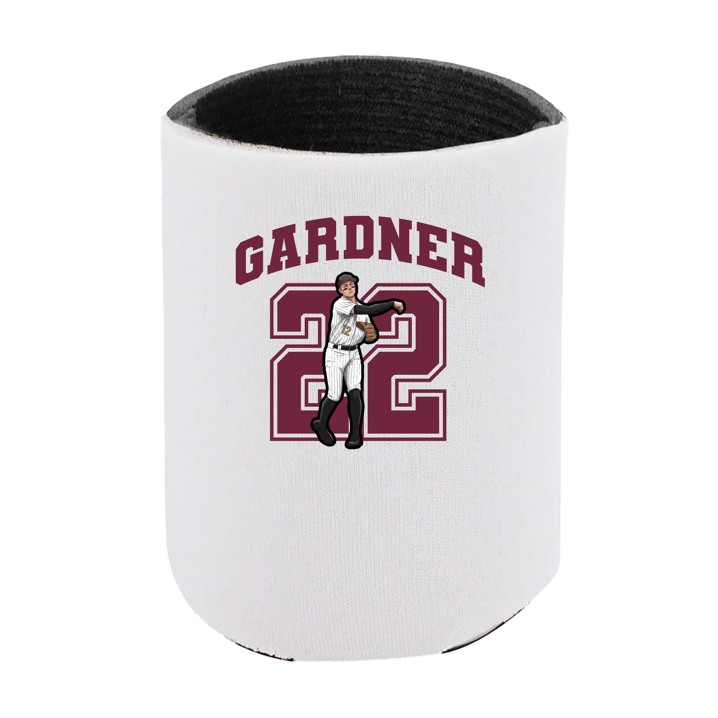Can Holder — Number in White