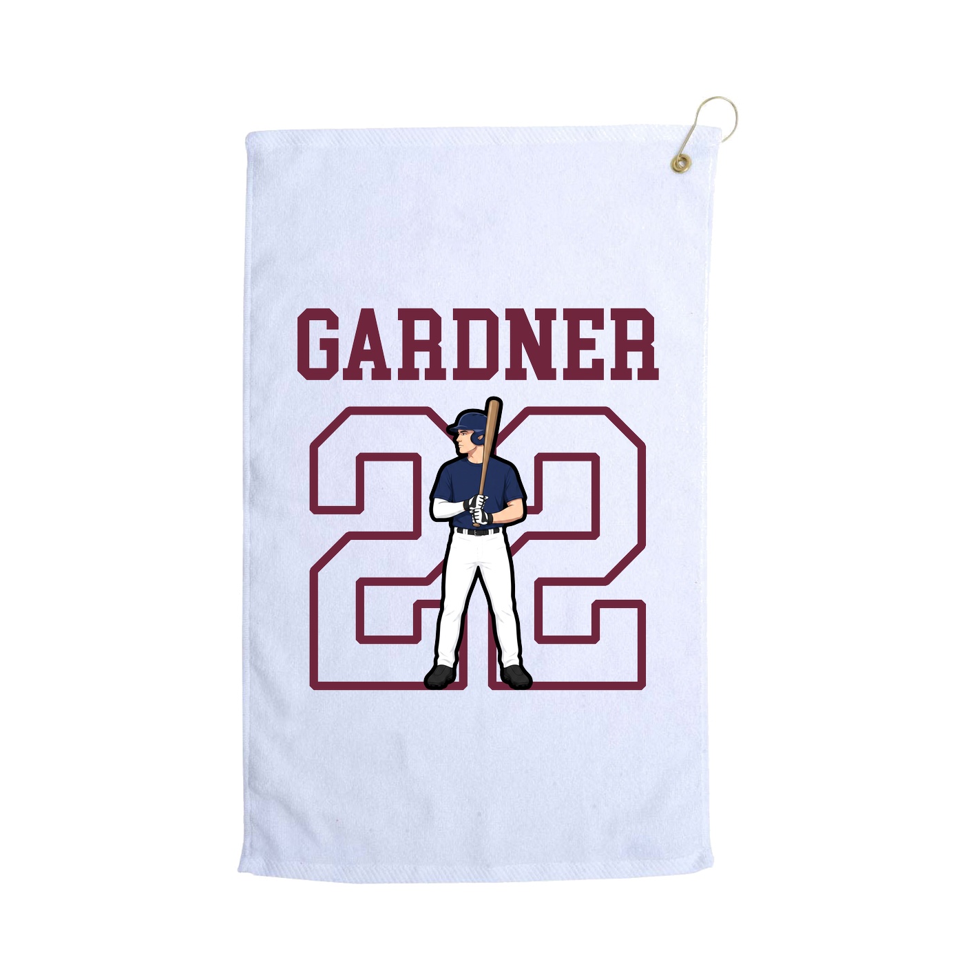 Golf Towel — Shirsey in White