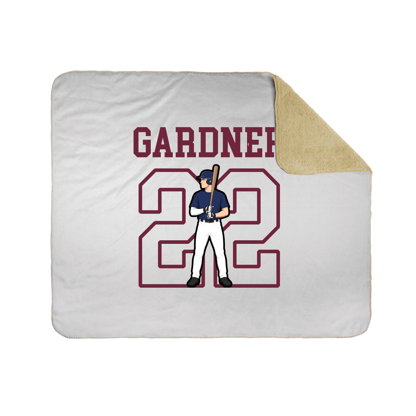 Throw Blanket — Shirsey in White