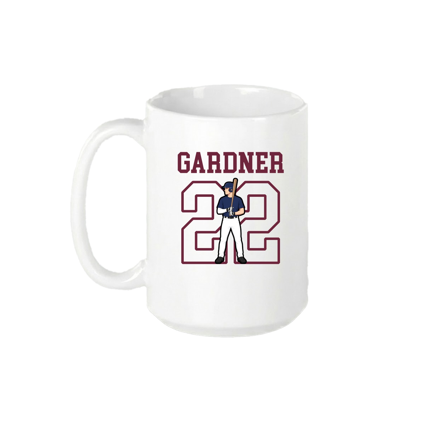 15oz Coffee Mug — Shirsey in White