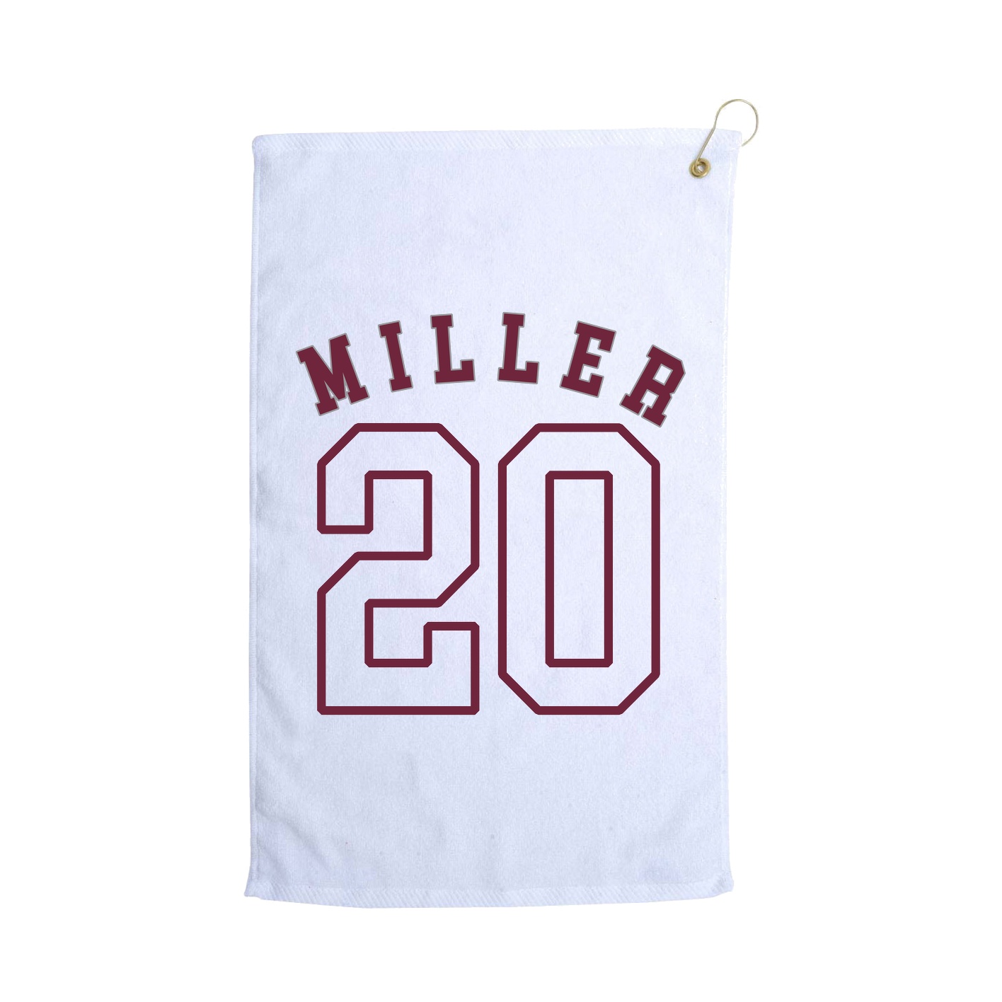 Golf Towel — Shirsey Arch in White