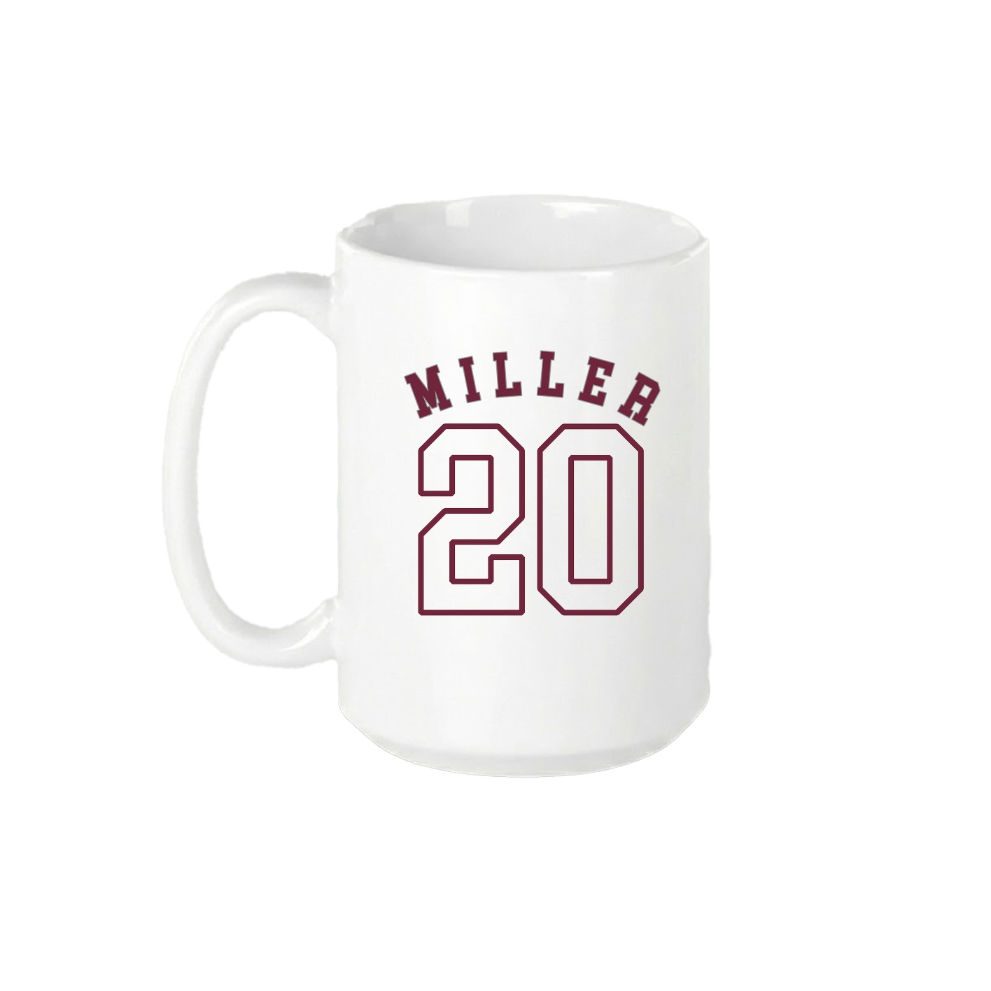 15oz Coffee Mug — Shirsey Arch in White