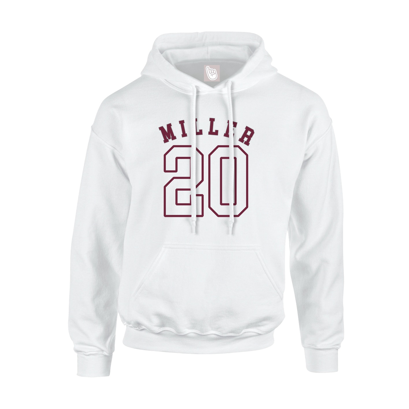 Hoodie — Shirsey Arch in White