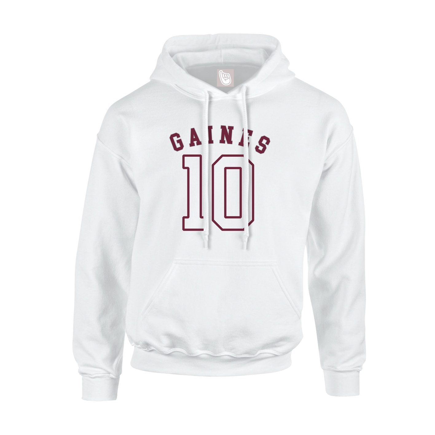 Hoodie — Shirsey Arch in White
