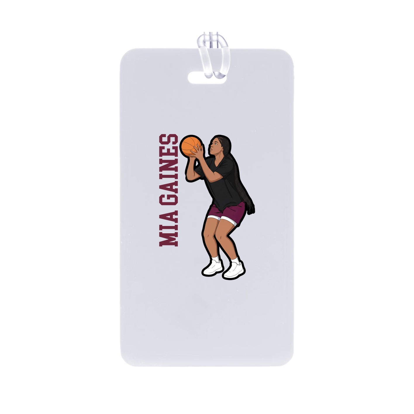 Bag Tag — Name Vertical in Classic