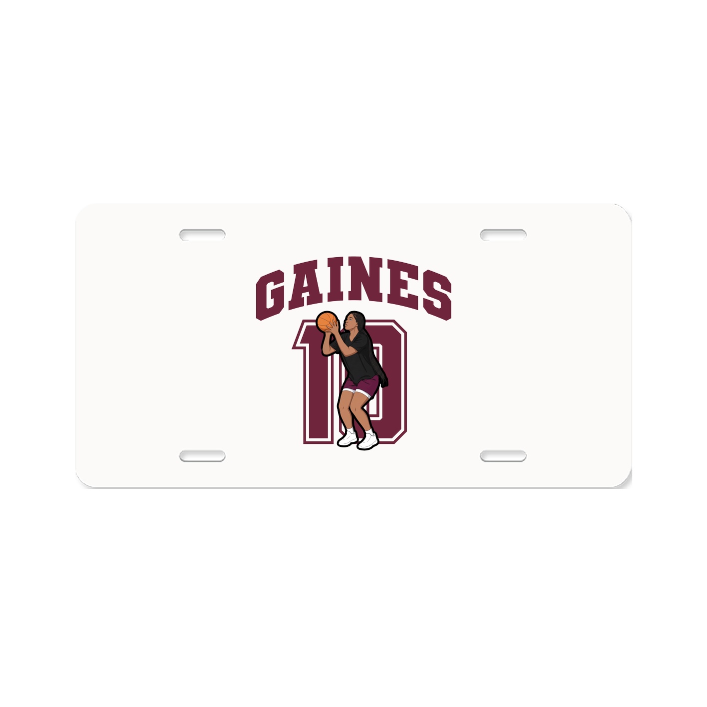 License Plate — Number in Classic