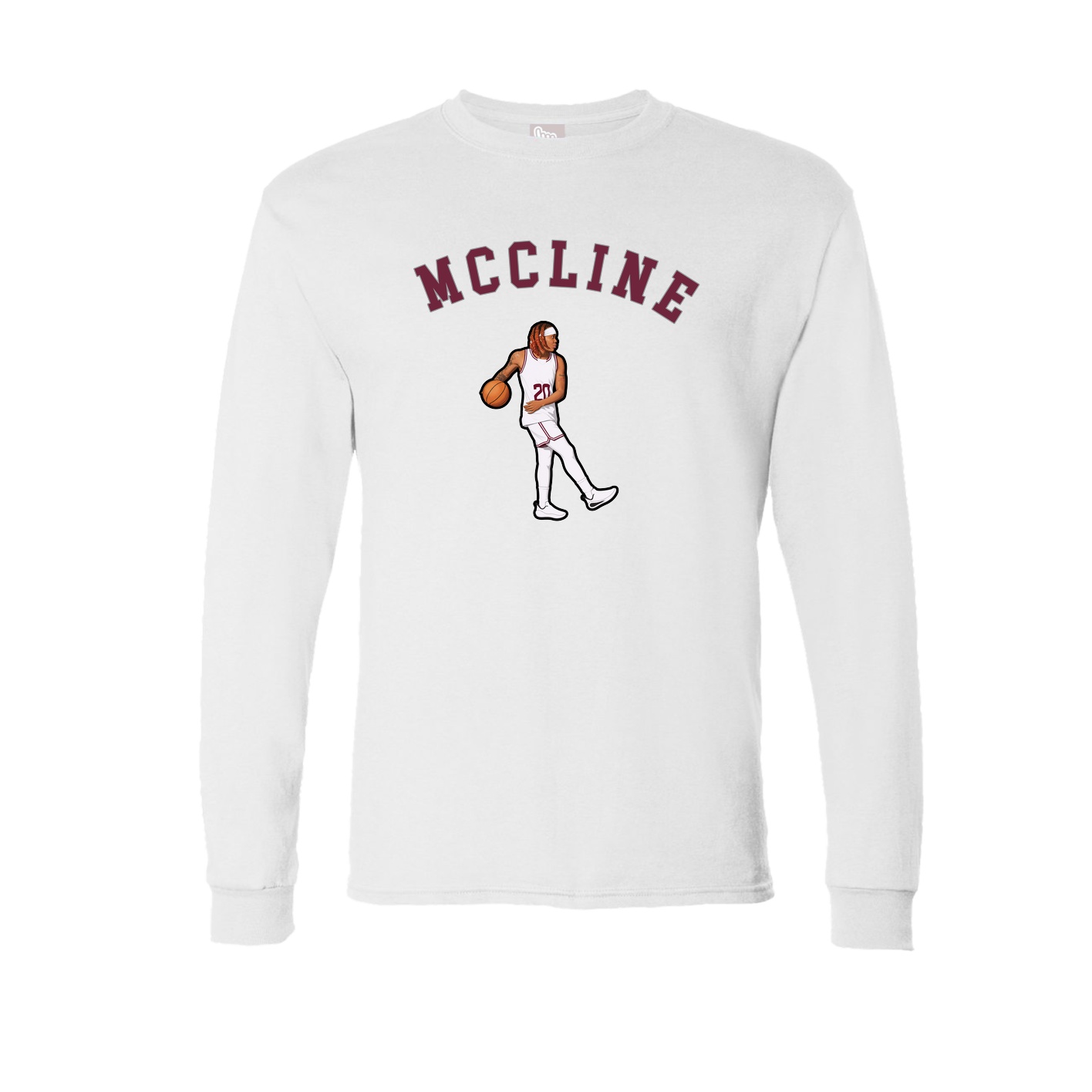 Long Sleeve Tee — Shirsey Arch in White