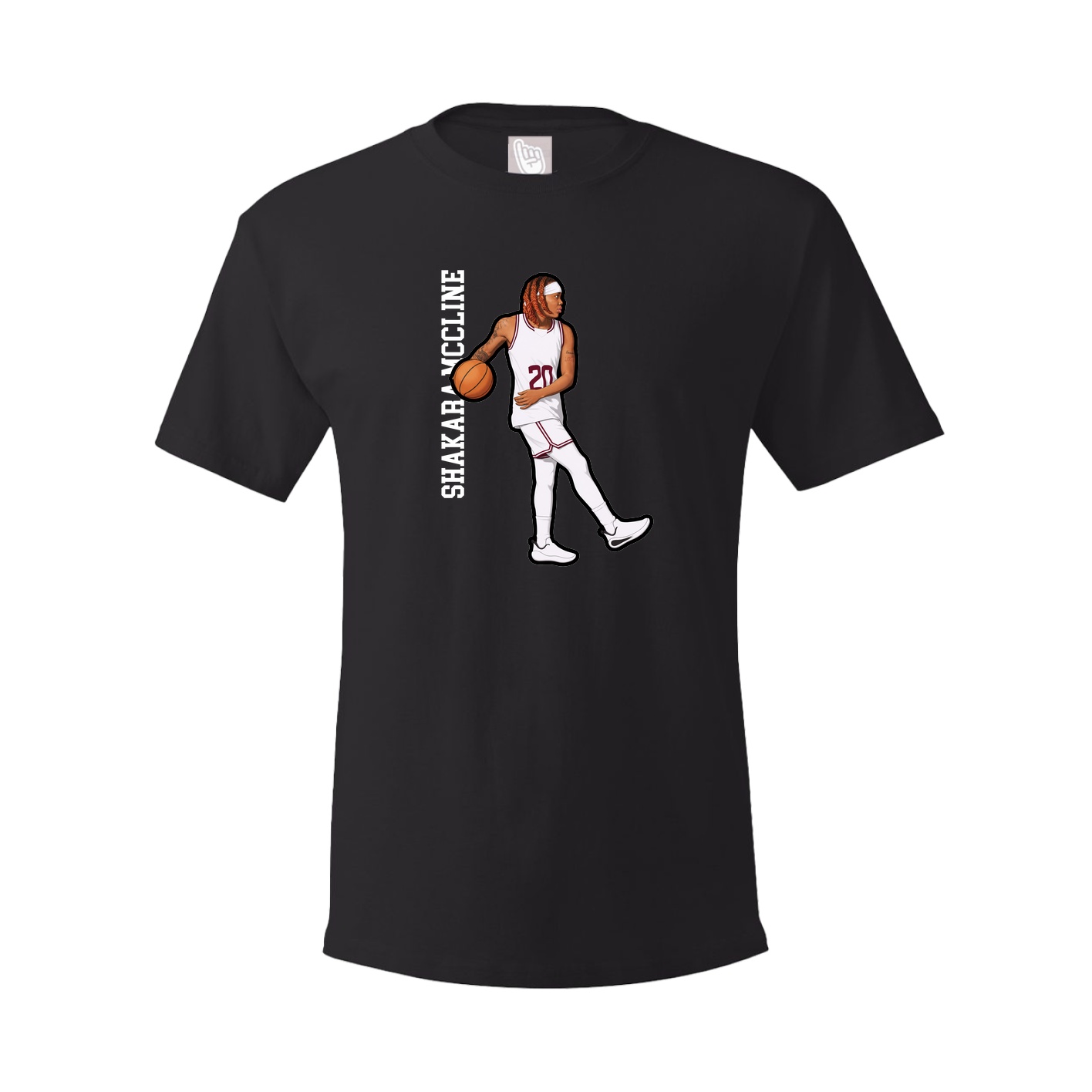 Tee — Name Vertical in Black