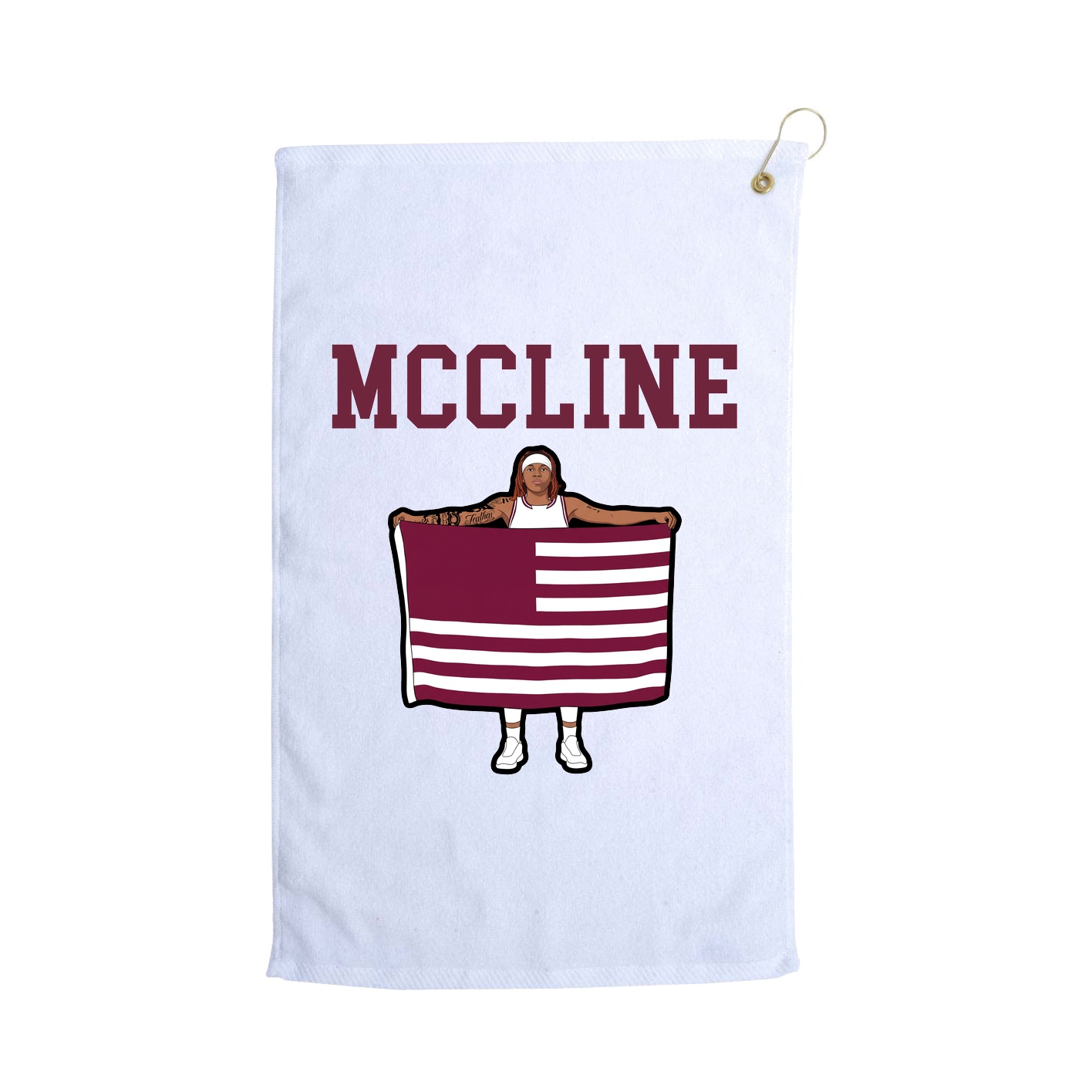 Golf Towel — Shirsey in White