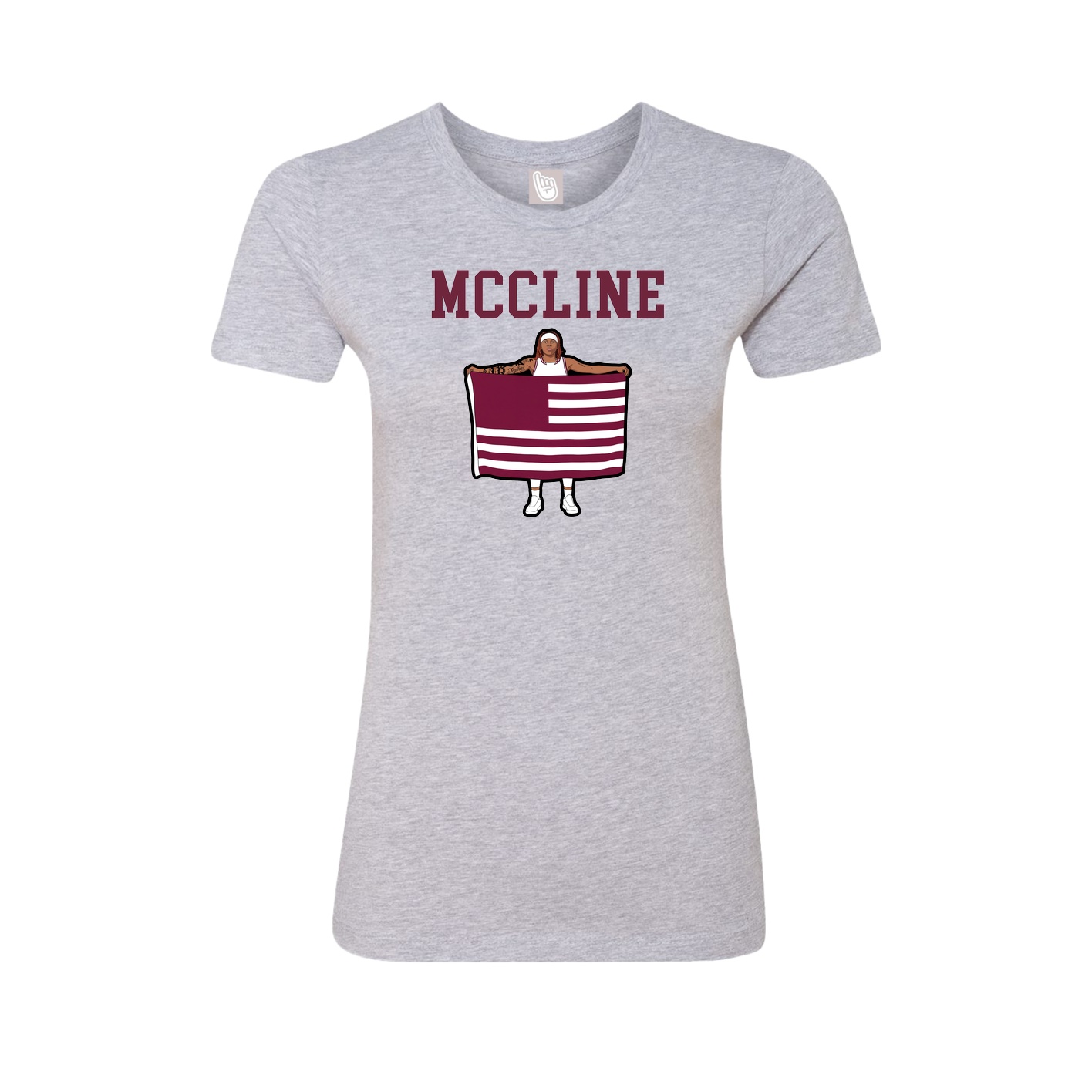Fitted Women's Tee — Shirsey in Grey